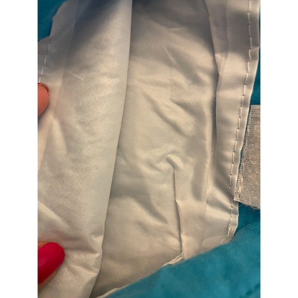 Mini Tote with Pouch-Embroidered and Glitter-Peace - Picture 9 of 15